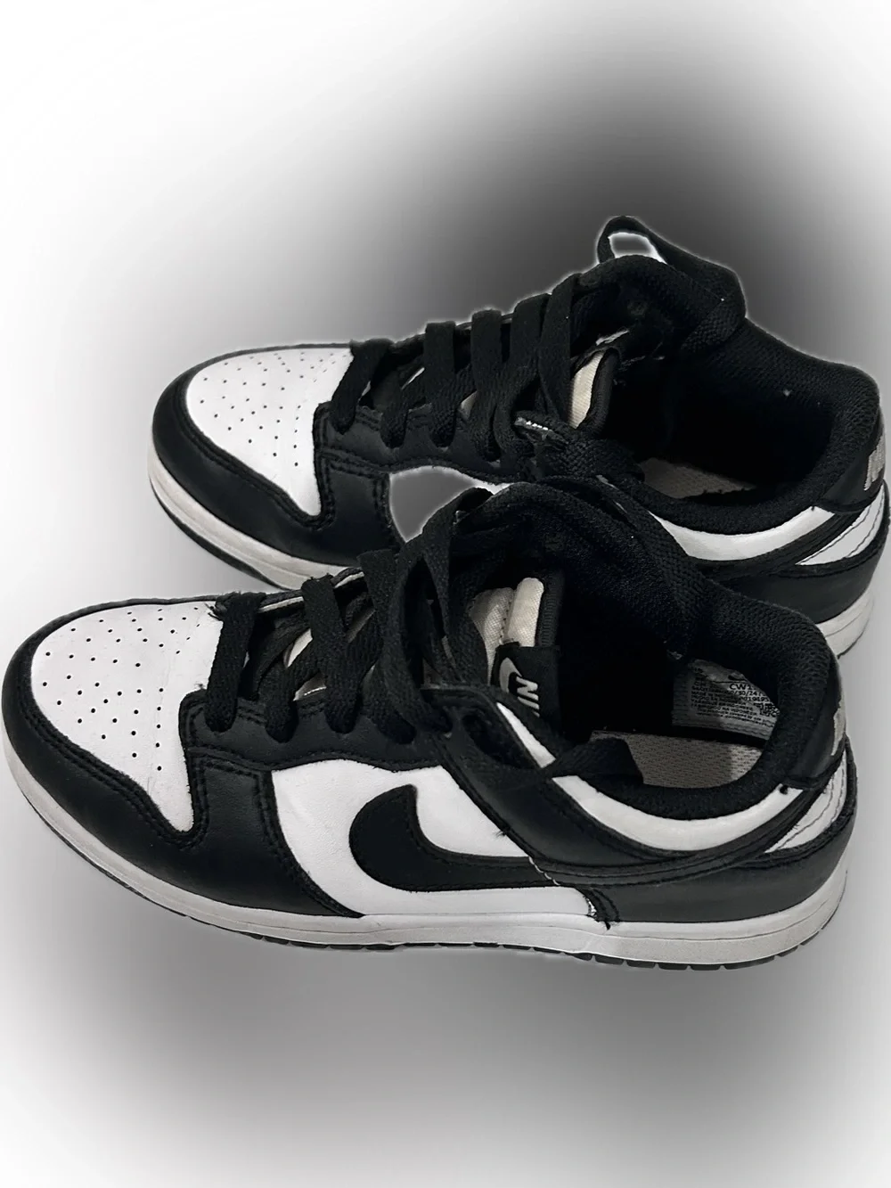 Nike Dunk Low Little Kids Black & White
